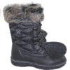 Pamela Ladies Fur Trim Winter Snow Boot 1 Pamela Ladies Fur Trim Winter Snow Boot -North-Co Store FL020 BLK 01