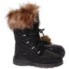 Inessa II Ladies Fur Trim Winter Snow Boot 1 Inessa II Ladies Fur Trim Winter Snow Boot -North-Co Store FL022 BLK 01