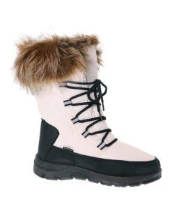 Inessa II Ladies Fur Trim Winter Snow Boot -North-Co Store FL022 WHT 02