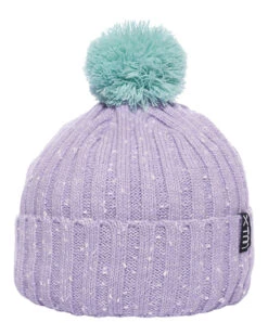 Stax Kids' Speckled Yarn Pompom Beanie 9 Stax Kids' Speckled Yarn Pompom Beanie -North-Co Store HK040 LAV 01