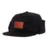 Charles Sherpa Lined Button-Up Ear Flaps Cap 2 Charles Sherpa Lined Button-Up Ear Flaps Cap -North-Co Store HM047 BLK 01