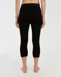 Ladies Merino 230 Wool 3/4 Length Thermal Pants -North-Co Store ML008 BLK 04