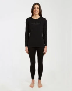 Adventure 170 Merino Wool Ladies Thermal Leggings Pant 10 Adventure 170 Merino Wool Ladies Thermal Leggings Pant -North-Co Store ML109 BLK 05