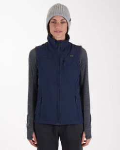 Sierra Ladies Softshell Vest 17 Sierra Ladies Softshell Vest -North-Co Store NL017 NVY 01