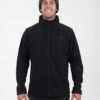 Wanderer Mens Fleece Jacket 2 Wanderer Mens Fleece Jacket -North-Co Store NM026 BLK 01