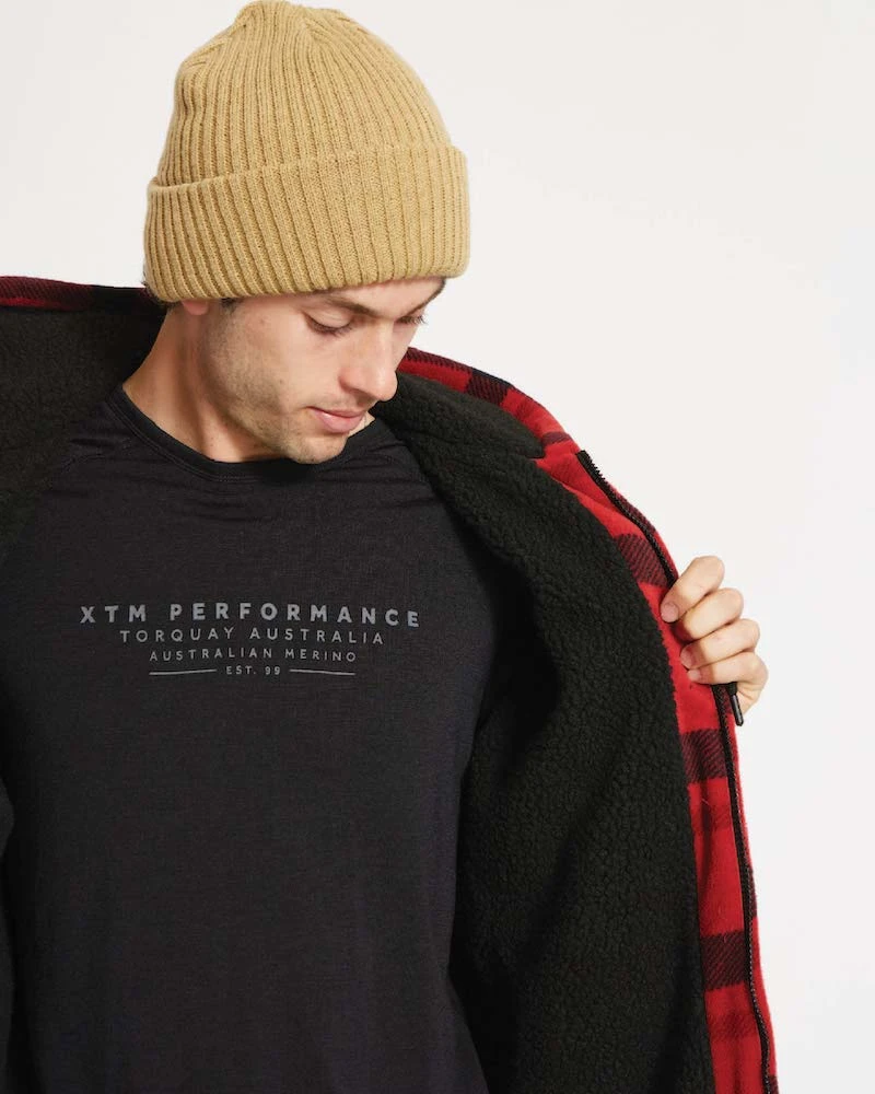 Woodsman Plaid Check Sherpa Hooded Jacket 17 Woodsman Plaid Check Sherpa Hooded Jacket - Image 15