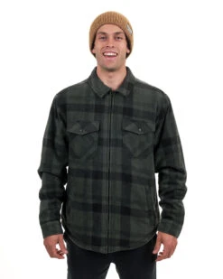 Woodsman Plaid Check Sherpa Jacket -North-Co Store NM030 FOR 01