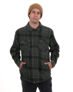 Woodsman Plaid Check Sherpa Jacket -North-Co Store NM030 FOR 04