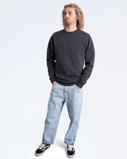 Nomad Certified Organic Cotton Yarn Blend Crew Neck Jumper 30 Nomad Certified Organic Cotton Yarn Blend Crew Neck Jumper -North-Co Store NU011 PBK 03