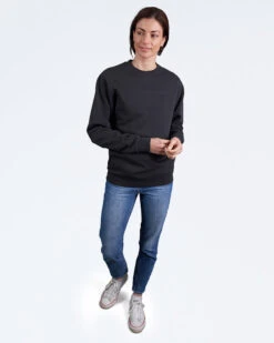 Nomad Certified Organic Cotton Yarn Blend Crew Neck Jumper 33 Nomad Certified Organic Cotton Yarn Blend Crew Neck Jumper -North-Co Store NU011 PBK 06