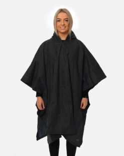 Stash Packable Rain Poncho -North-Co Store RU007 BLK 03