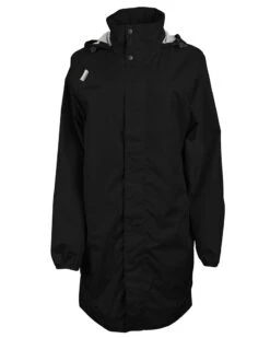 Stash 3/4 Length Waterproof Rain Jacket -North-Co Store RU013 BLK 12