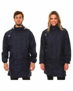 Stash 3/4 Length Waterproof Rain Jacket -North-Co Store RU013 PBL 01