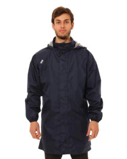 Stash 3/4 Length Waterproof Rain Jacket -North-Co Store RU013 PBL 02