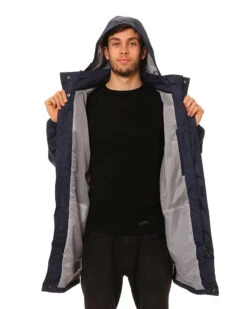 Stash 3/4 Length Waterproof Rain Jacket -North-Co Store RU013 PBL 04