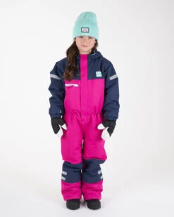 Suki Kids Sizes One Piece Snow Ski Suit 2-8 Years -North-Co Store TK044 FUSMODEL1